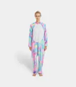 Adult Unicorn Pajamas Onesie – Soft Plush Hooded Costume for Women & Men