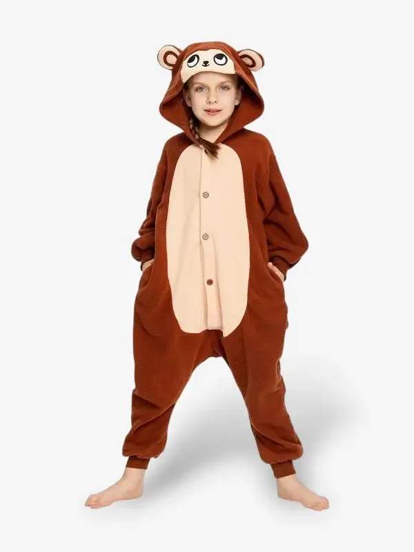 Monkey Onesie For Kids