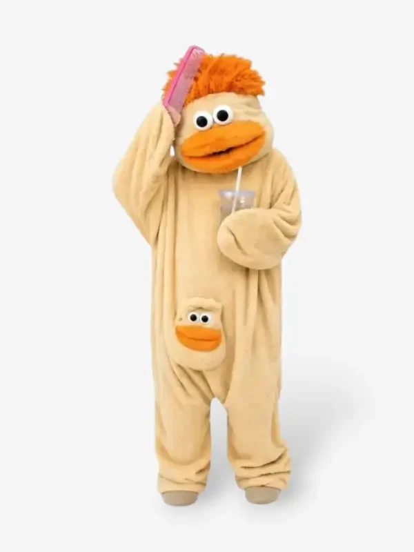 Orange funny mascot costume