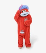 Red kids monster kigurumi