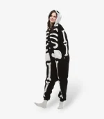 Skeleton kigurumi onesie for adults