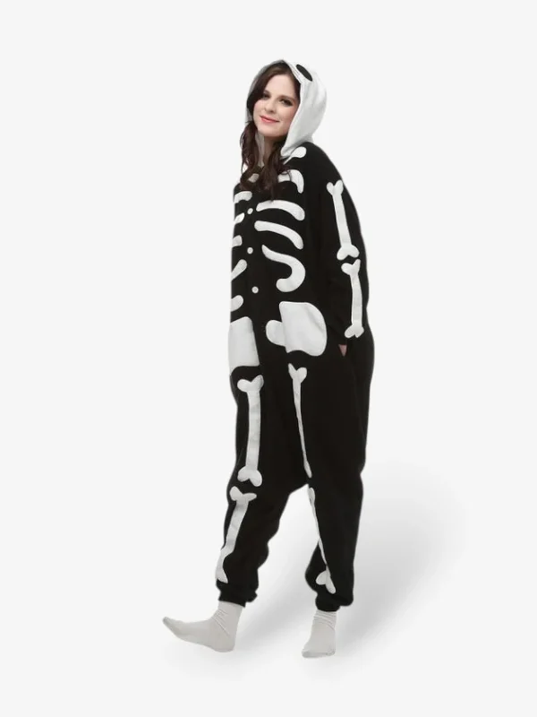 Skeleton kigurumi onesie for adults