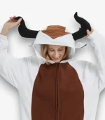 Avatar Appa Kigurumi for Adults hood detail