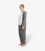 Grey husky sleepwear side