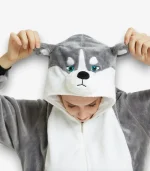 Husky costume hood details