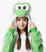 Yoshi sleepwear hood