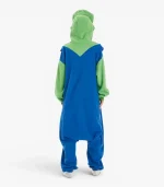Luigi Pajamas For Adults back view