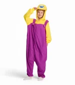 Wario Onesie For Adults front standing view